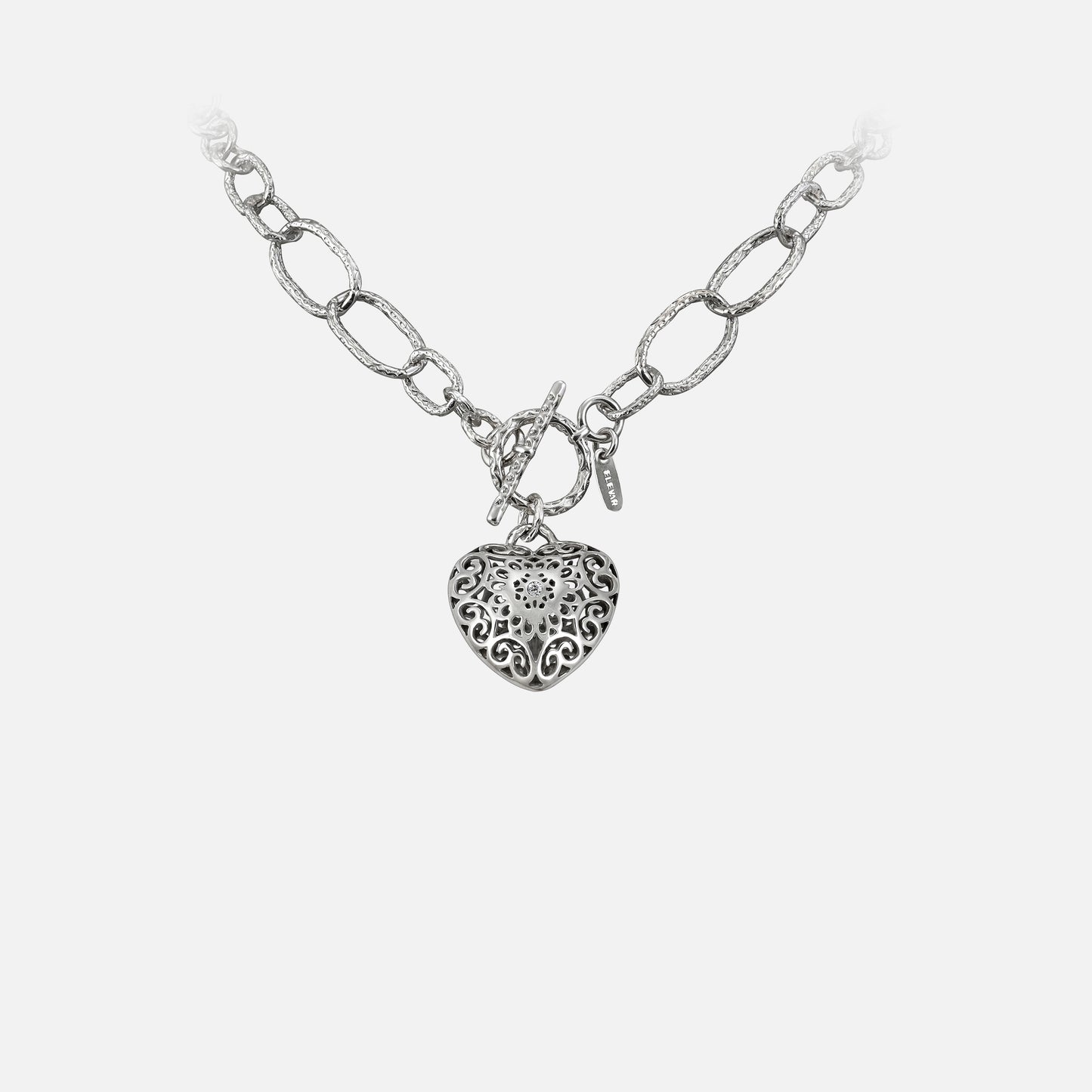 NECKLACE HEART WITH DIAMOND